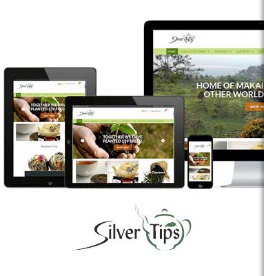 Silver Tips Tea Ecommerce UX Design and Development
