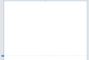 Figma Wishlist 2023 - Screenshot of the viewport height line in Adobe XD