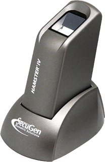 Biometric fingerprint scanner device